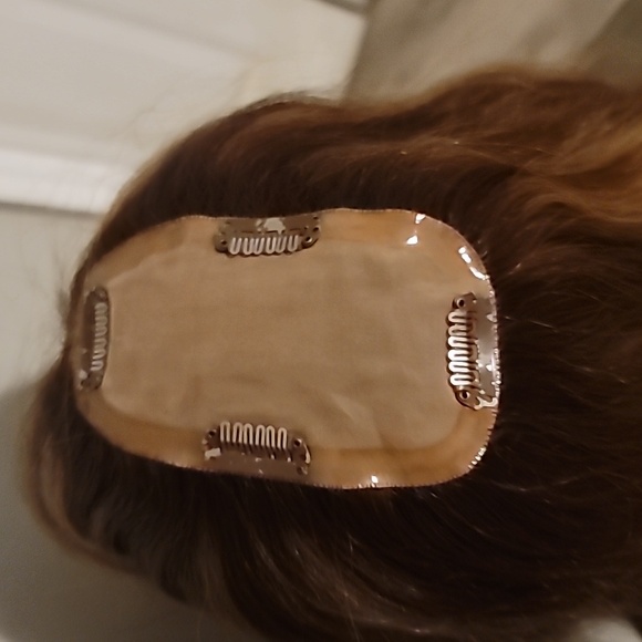 Jon Renau 18" Remy Human Hair Easipart French Topper With Highlights - Picture 15 of 16